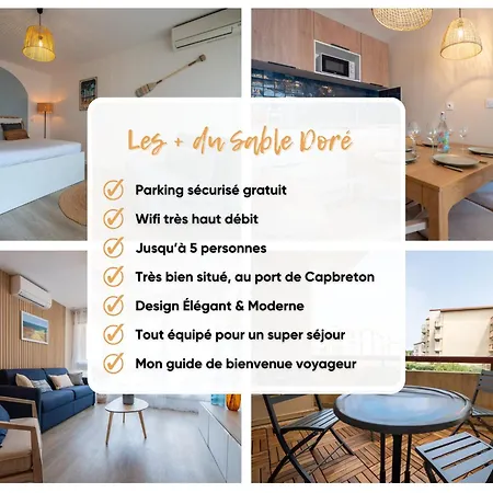 Le Sable Dore, Port & A Pied - Piscine - Clim - Parking * Capbreton