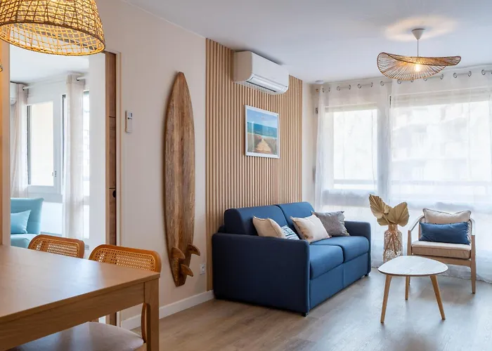 Le Sable Dore - Piscine Et Parking 아파트 *