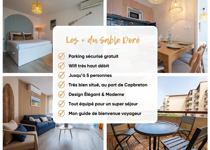 Le Sable Dore - Piscine Et Parking * Capbreton